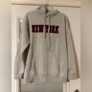 New York Graphic Gray Hoodie